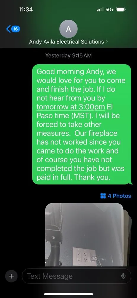 Slide of Avila's Electrical Solutions