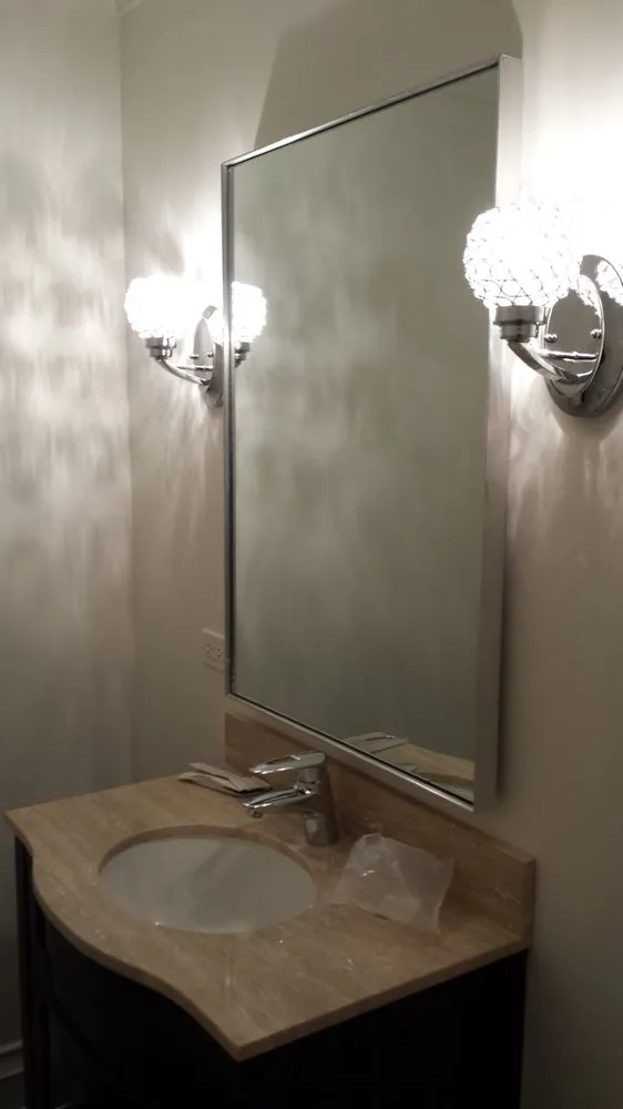 Professional electrical service for homes in lighting installation, by