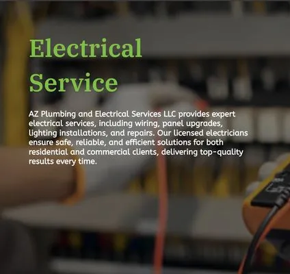 AZ Plumbing And Electrical Services Logo