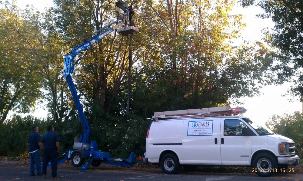 Slide of B & B Electric