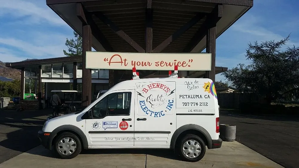 Slide of B Henry's Quality Electric