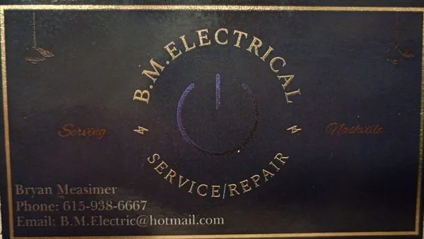 B M Electricians Logo