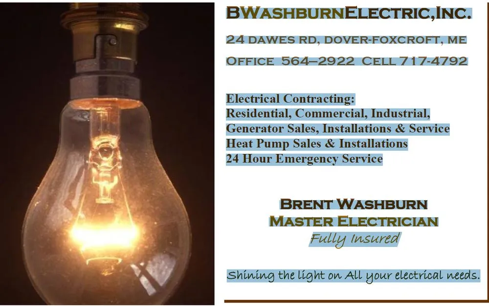 Slide of B. Washburn Electric
