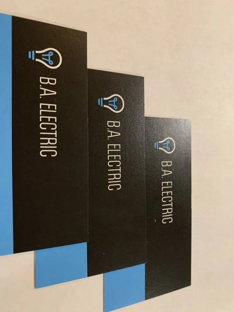 Slide of BA Electrical Services