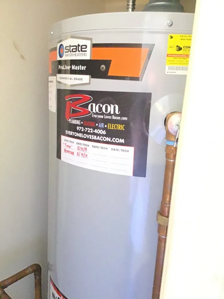 Slide of Bacon Plumbing Heating Air Electric