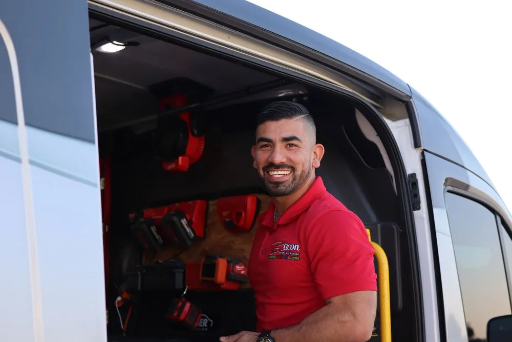 Slide of Bacon Plumbing Heating Air Electric