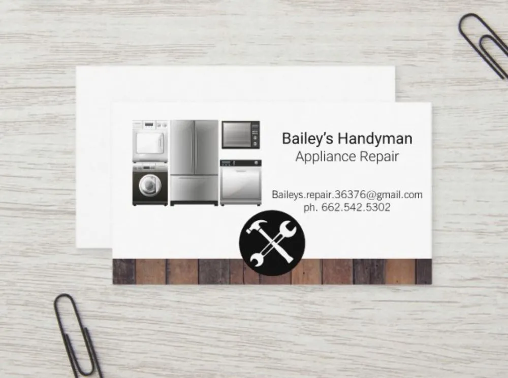 Slide of Bailey’s Handyman & Appliance Repair