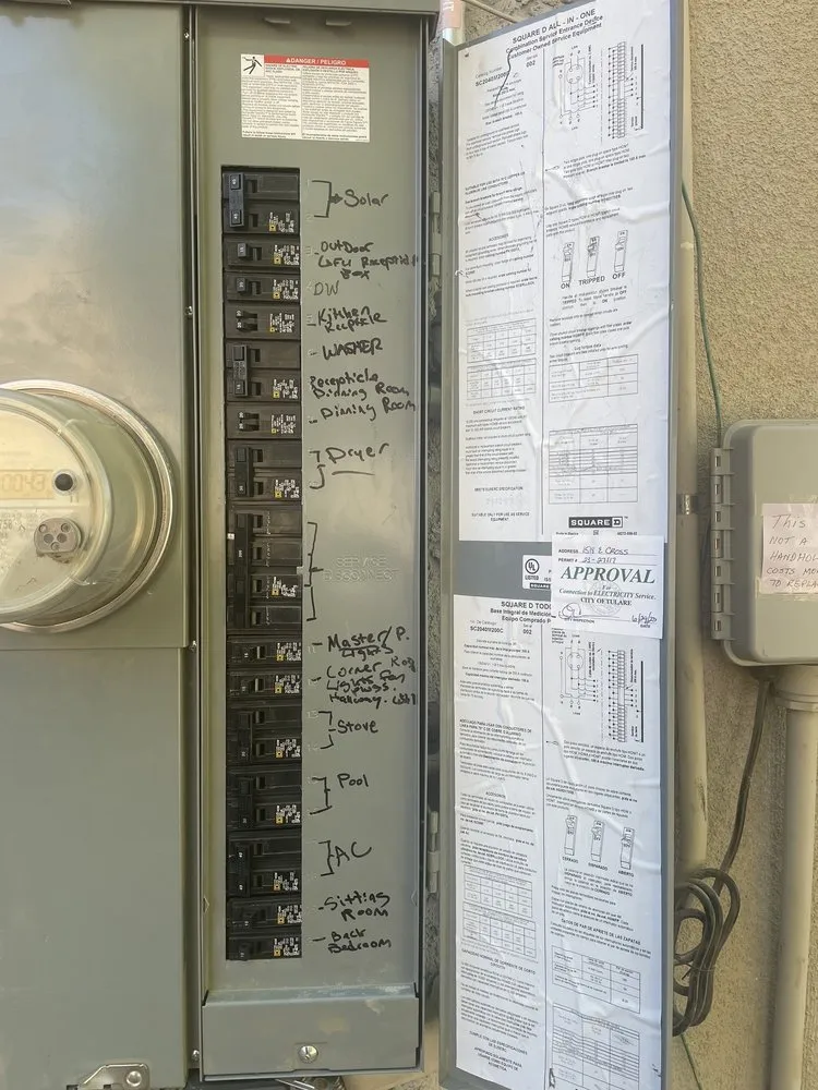 Slide of Baker Electric