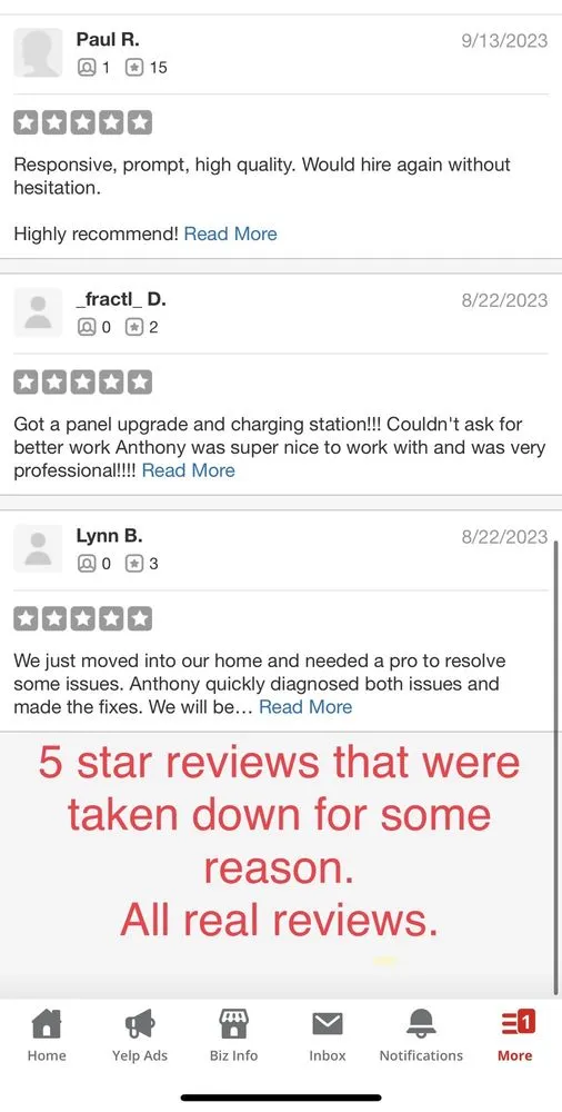 Slide of Balistreri Electric