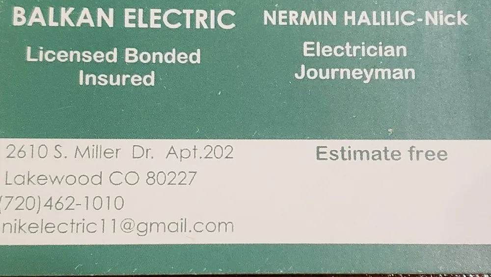 Reliable electrical repair in ,  by Balkan Electric