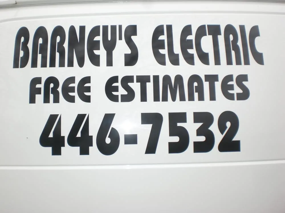 Slide of Barney's electric