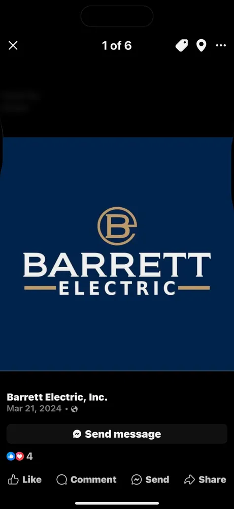 Slide of Barrett Electric