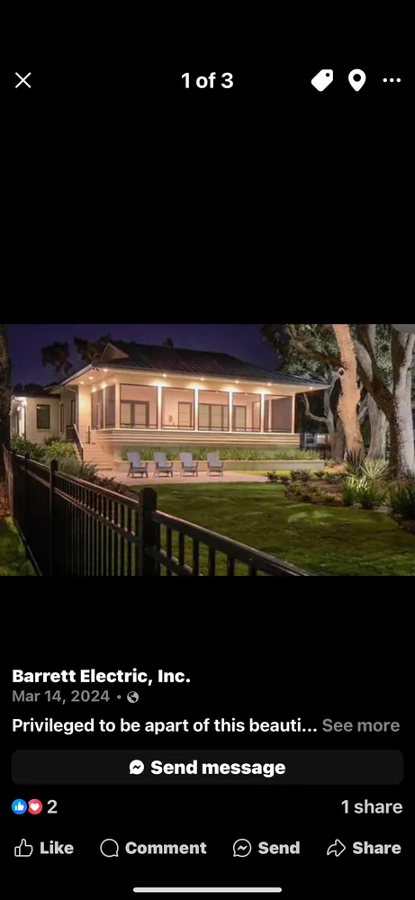 Slide of Barrett Electric