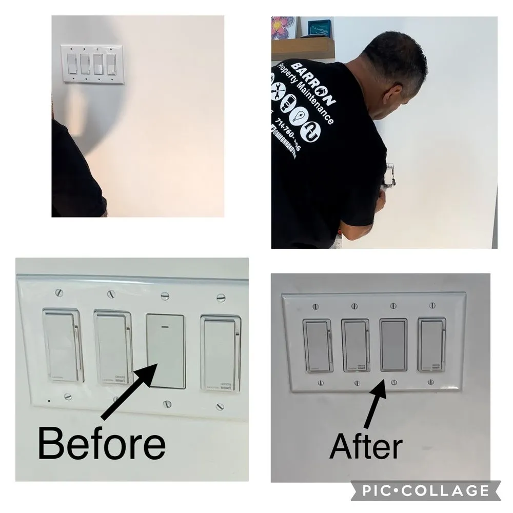 Emergency electrician providing panel upgrade in ,