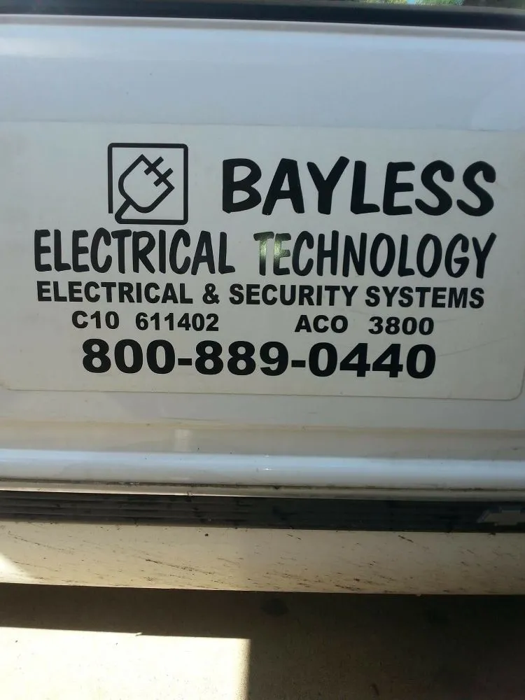 Slide of Bayless Electrical Technology