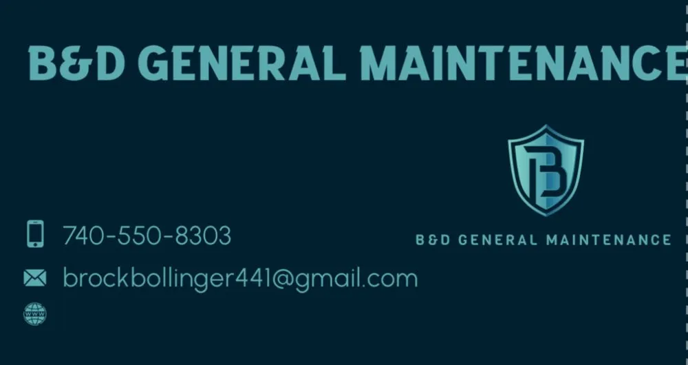 Slide of B&D General Maintenance