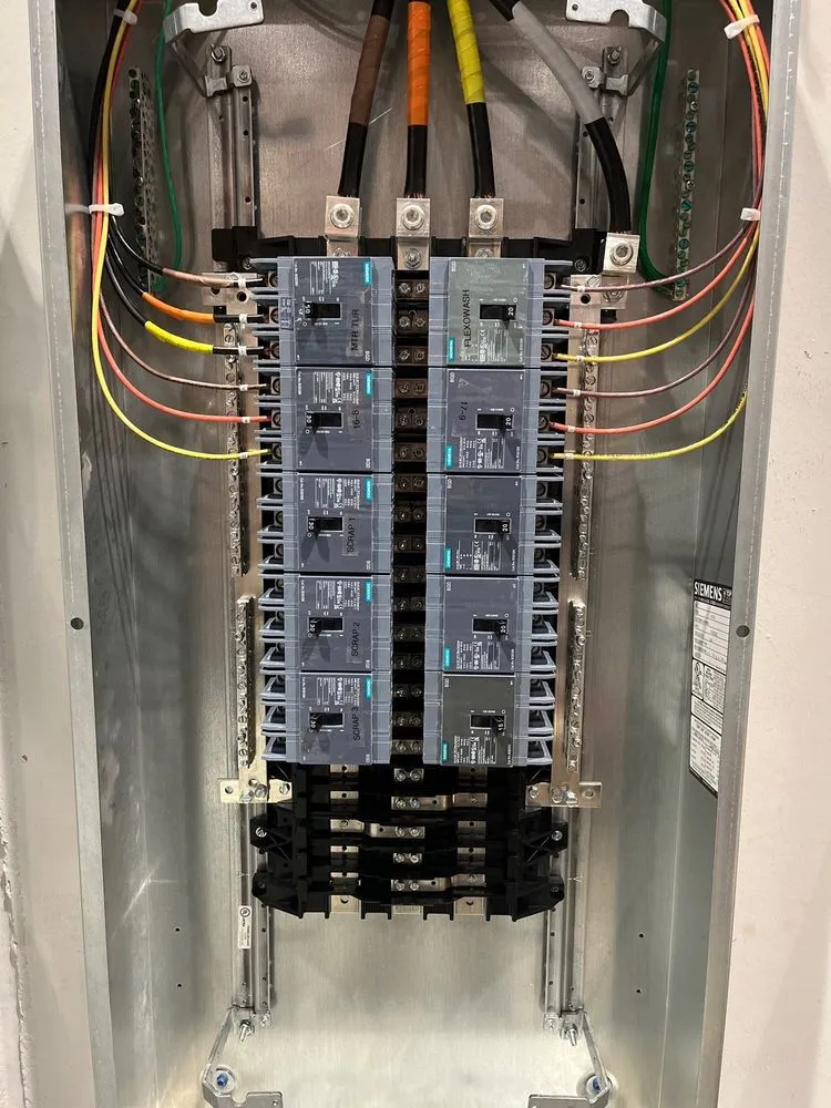 Professional electrical service for homes in wiring installation, by