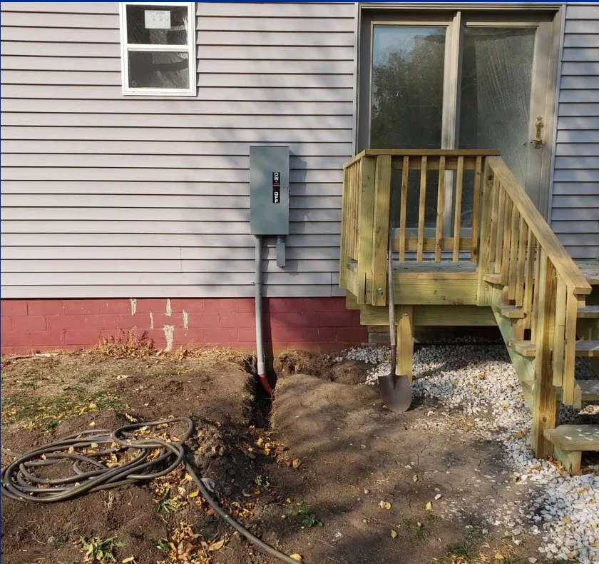 Affordable electrical service for homes in lighting installation, by