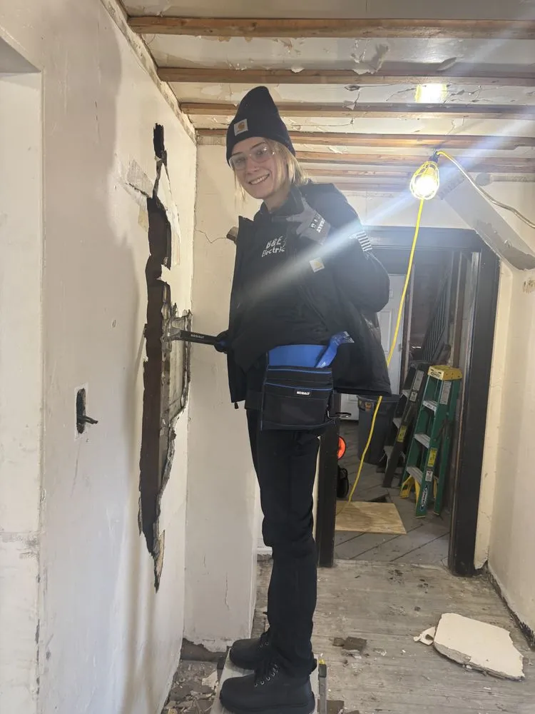 Slide of B&E Electric