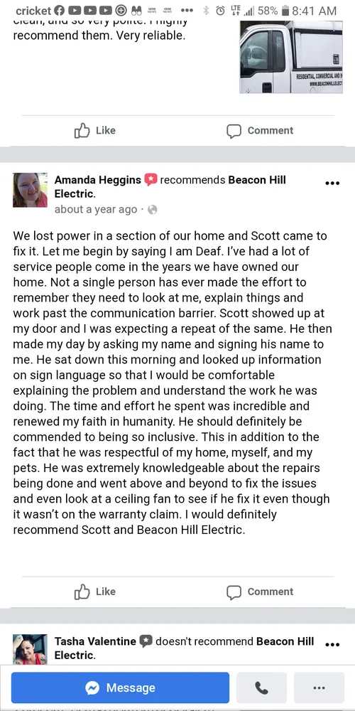 Slide of Beacon Hill Electric