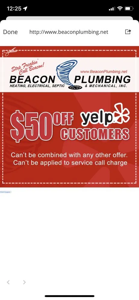 Slide of Beacon Plumbing