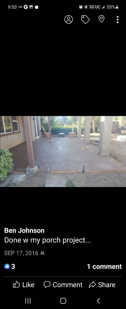 Slide of Ben Johnson Principal  Contractor