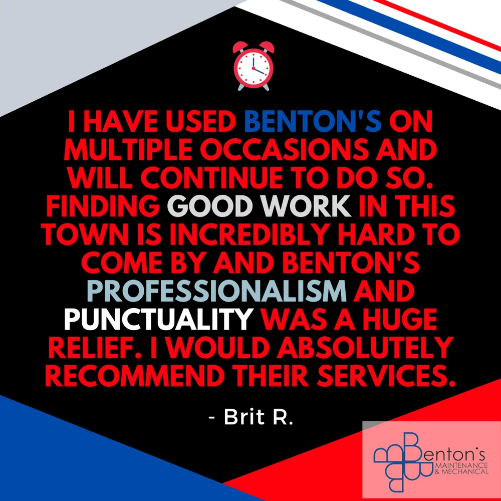 Slide of Benton's Maintenance And Mechanical