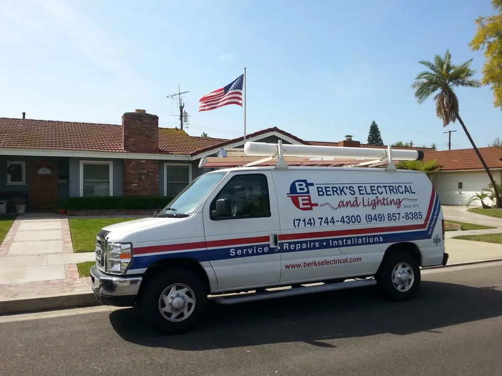 Slide of Berk's Electrical & Lighting & Solar