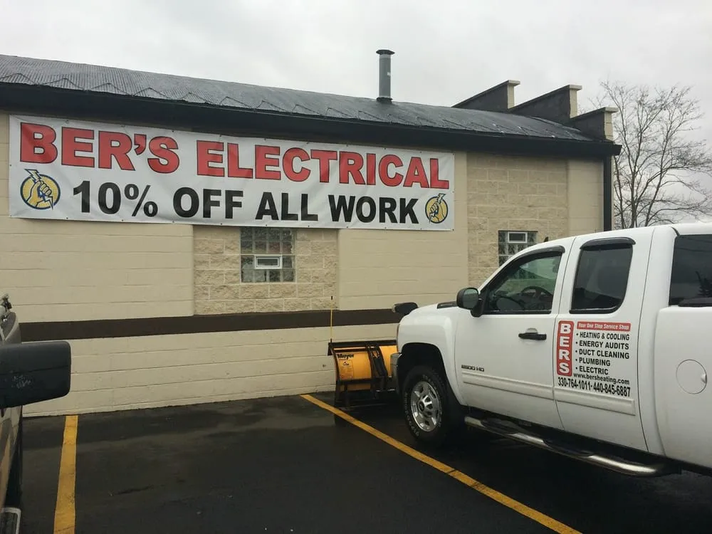 Slide of BER’s HVAC, Plumbing & Electric