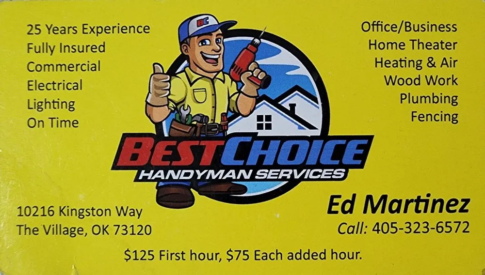 Expert lighting installation service in The Village, OK - Best Choice Handyman Services