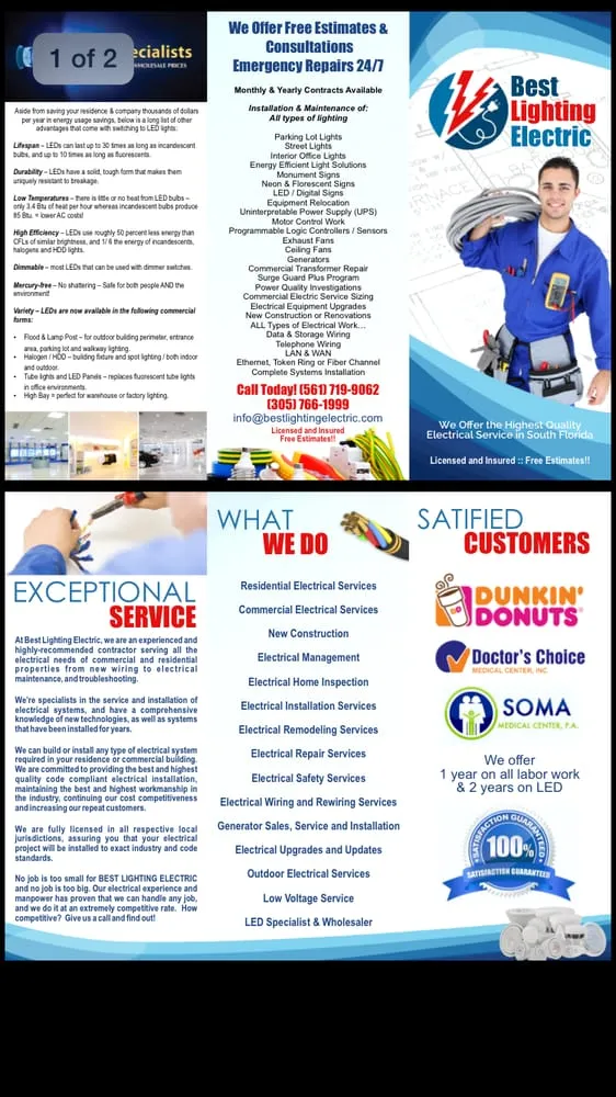 Slide of Best Lighting Electric