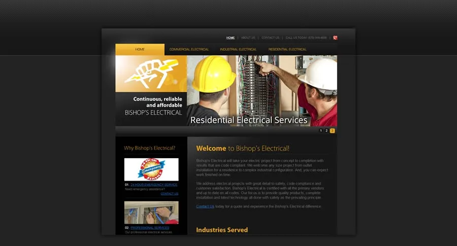 Slide of Bishop's Electrical