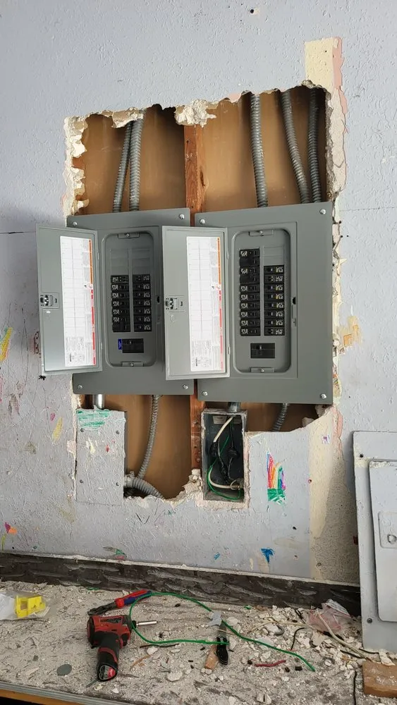 Slide of Black & White Electrical Tasks