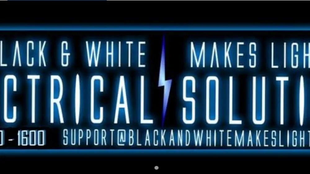 Slide of Black and white makes light