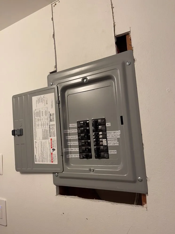 Professional panel upgrade in Granada Hills, CA by Black Bull Electric