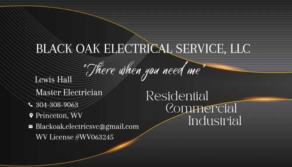 Slide of Black Oak Electrical Service