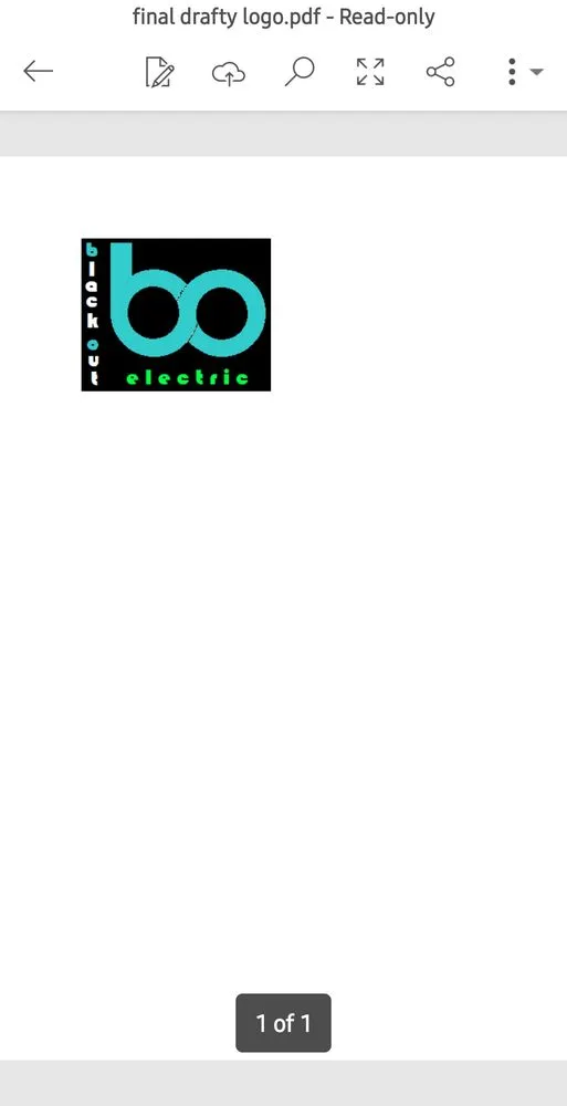 Slide of Black Out Electric