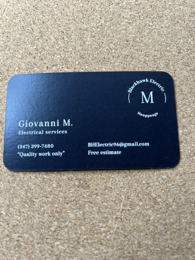 Slide of Blackhawk Electric