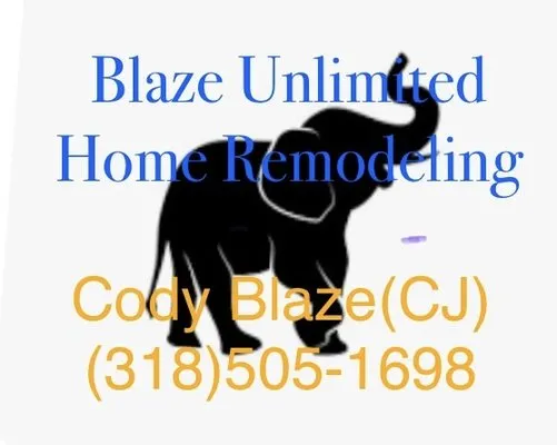 Blaze Unlimited Home Remodeling Logo