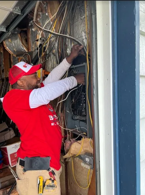 Slide of Blessed Electrical Service Team