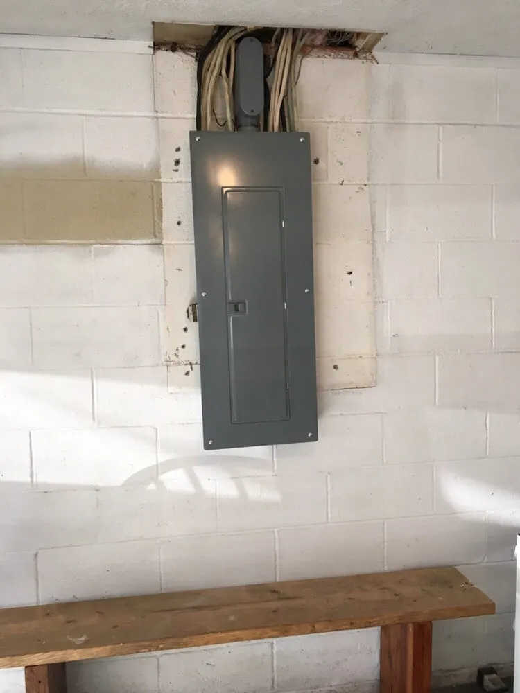 Slide of Blue & Gray Electrical Service