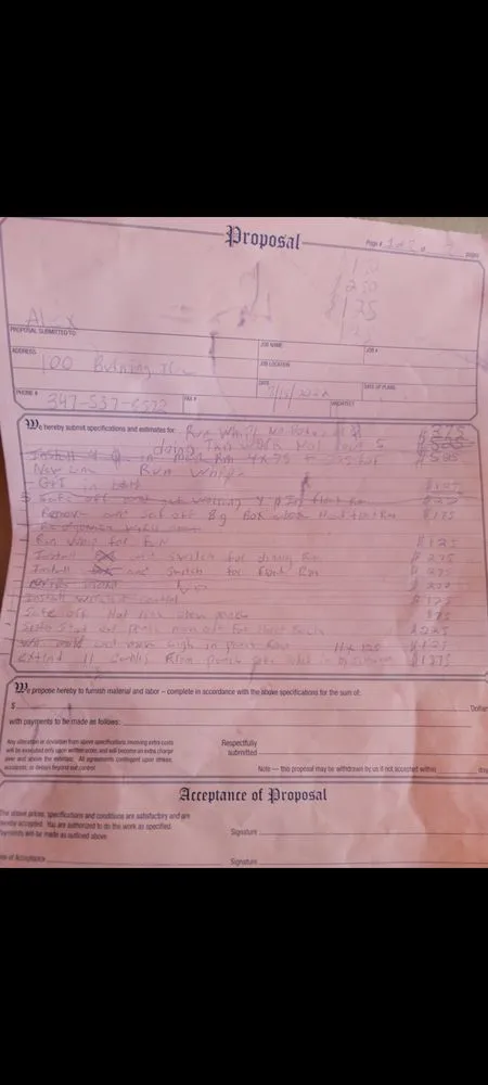 Slide of Blue Bird Electrical Contracting