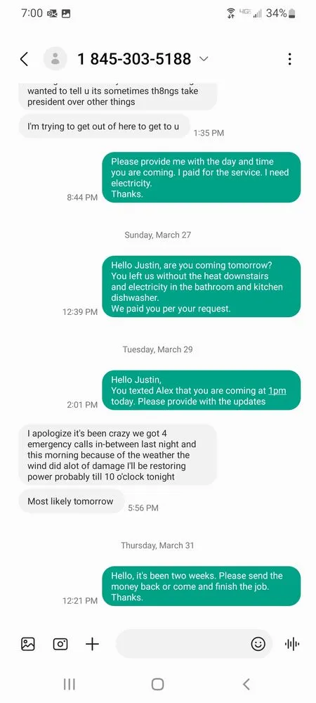 Slide of Blue Bird Electrical Contracting