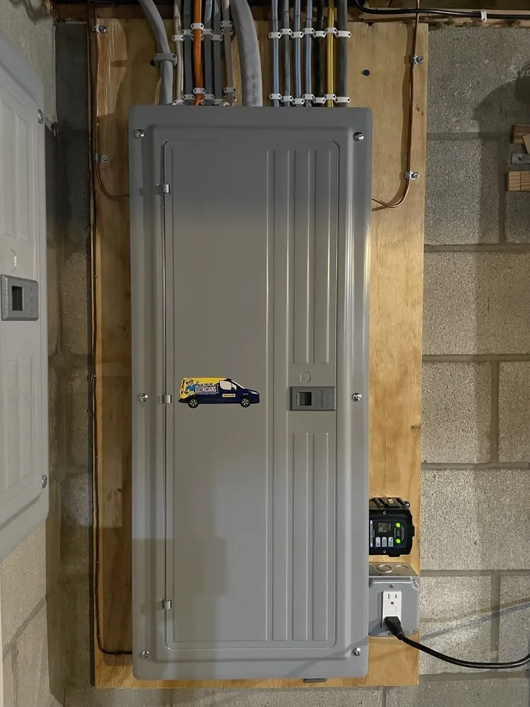 Slide of Blue Collar Electricians