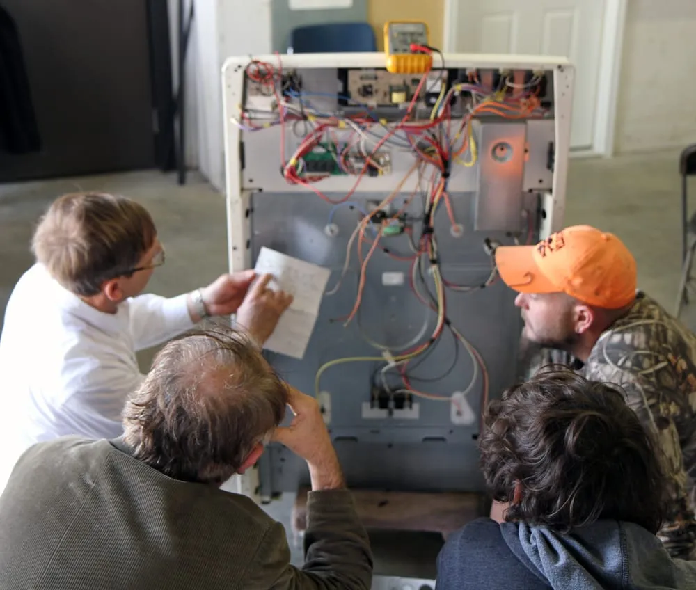 Slide of Blue Crab Appliance Parts