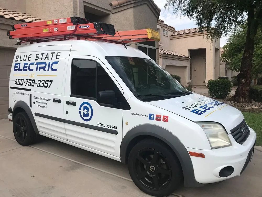 Slide of Blue State Electric