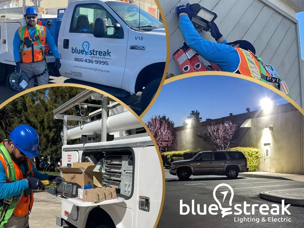 Slide of Blue Streak Lighting & Electric