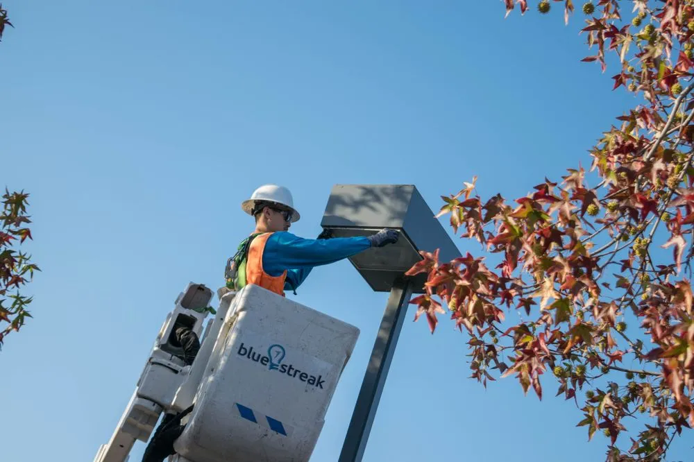 Slide of Blue Streak Lighting & Electric