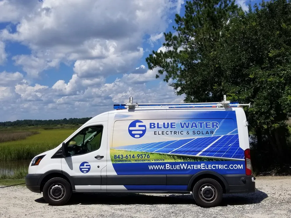 Slide of Blue Water Electric