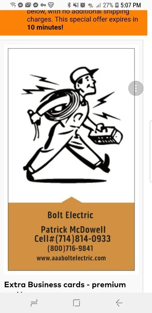 Slide of Bolt Electric